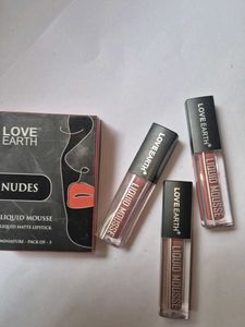 Love Earth Nudes Lipstick Set