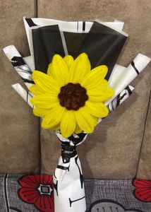 Crochet Sunflower Bouquet.