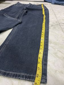 Off Black Straight Jeans