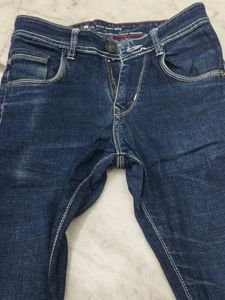 Stylish Dark Blue Denim Jeans