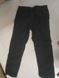 black Straight Pant