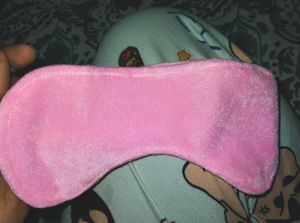 soft pink eye mask