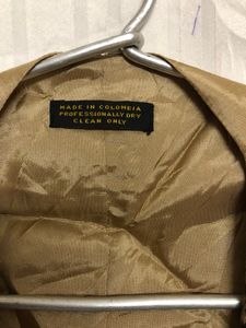 Tan Colour Wool Waistcoat