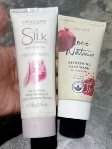 Hand Cream And Face Wash Combo