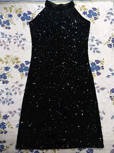 Sparkling Black Party Dress