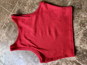 Women Ribbed Slim Fit Tank Top