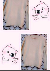 Cream Long Sleeve Top
