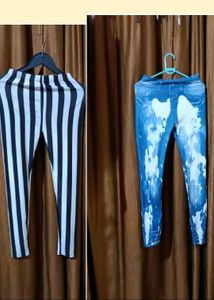 Combo Of 4 Leggings Size 32 Inches