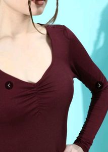 Solid Sweetheart-Neck Sheath Dress