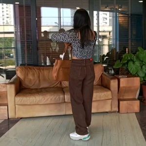 Price Drop‼️‼️Trendy Brown Loose Fit Jeans