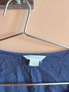 Embroidered Blue Top