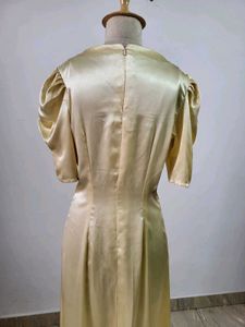 Elegant Gold Maxi Dress