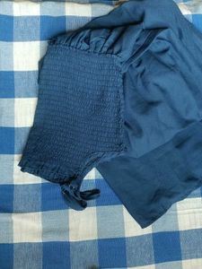 Solid Blue Dress
