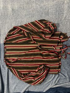 Striped Tie-Waist Dress
