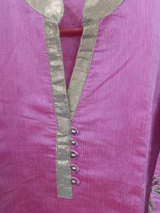 Pinkish Red Colour Kurta
