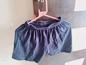 Solid Women Blue Regular Shorts