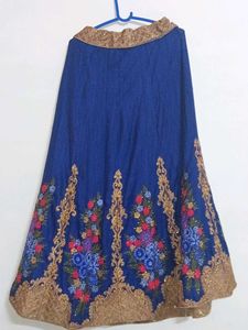 Elegant royal blue Lehenga