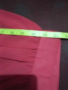 Red Sheer Blouse