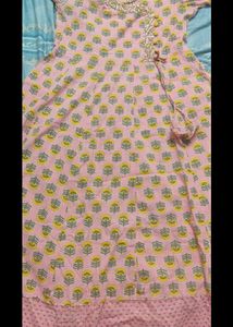 Designer Pink Anarkali Kurta