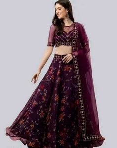 Unstitched Lhenga Choli