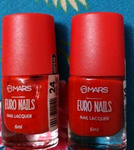 Mars Euro Nails - Red Nail Polish