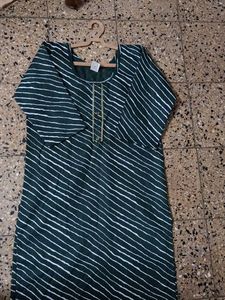 Leheriya Cotton Kurti..