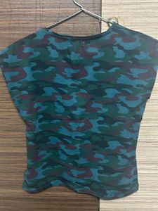 Camouflage Crop Tshirt