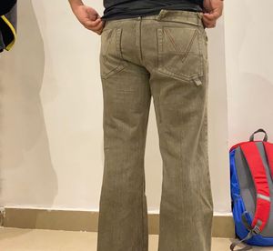 Vintage Wash Denim Jeans