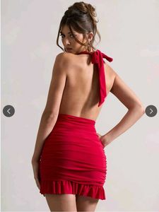 Red Bodycon Mini Dress