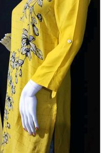 xl Bright Yellow Kurti