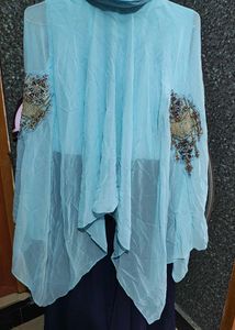Blue &amp; Navy Embellished Dress