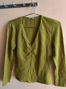 Textured Green Top
