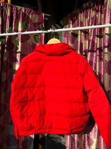 Red Puffer Jacket - Stylish &amp; Warm