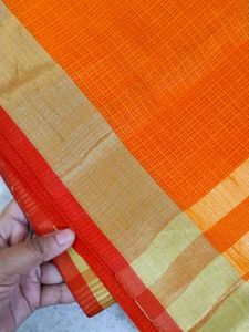 Dual Tone Cotton Silk Saree