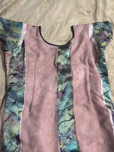 Synthetic Material Top With U Cut