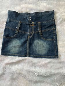 Y2K Denim Mini Skirt