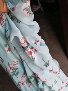 Pretty Designed Full Neck Korean Gown