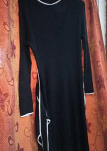 Woollen Wrap party Dress