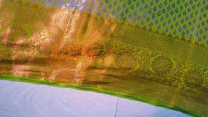 Shinning Green Colour Soft Banarasi Silk Saree