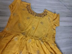 Yellow Tiered Dress