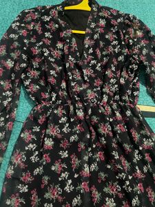 Floral Print Long Dress
