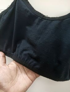 Black Strachebal Black Sports Bra