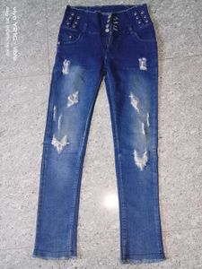 Ripped Blue Jeans