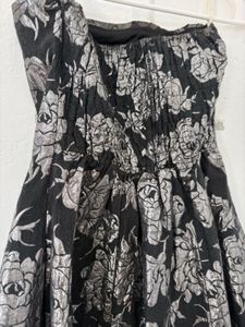 Floral Strapless Dress