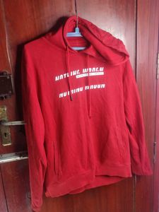 Red Graphic Hoodie
