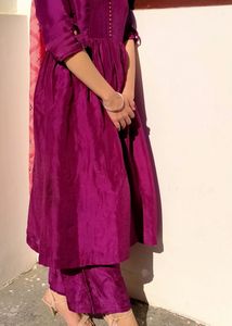 Levander Colour Anarkali Dress