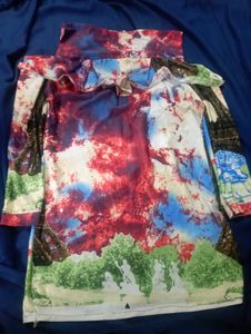 Funky Graphic Print Top