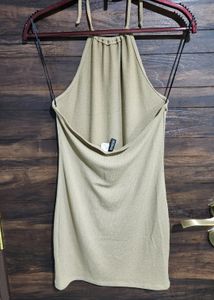 BACKLESS HALTER DRESS