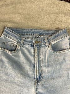 Blue wide Leg Jeans