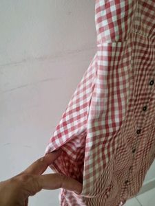 Roadster Beige And Pink Dress